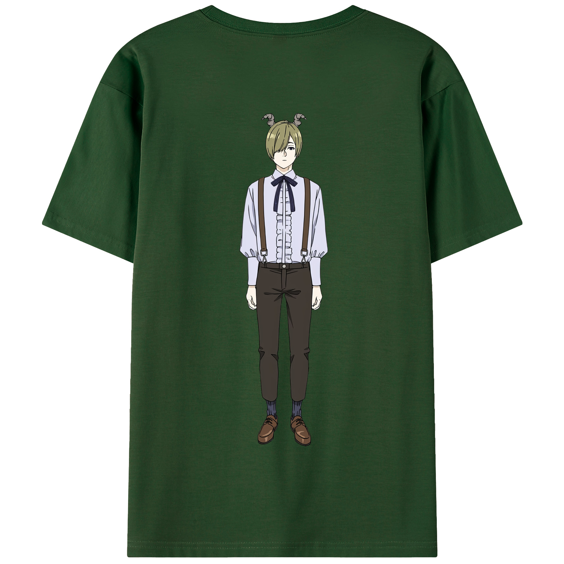 （画像用） 葬送のフリーレン Frieren 綿100％半袖Tシャツ（背面プリント）
